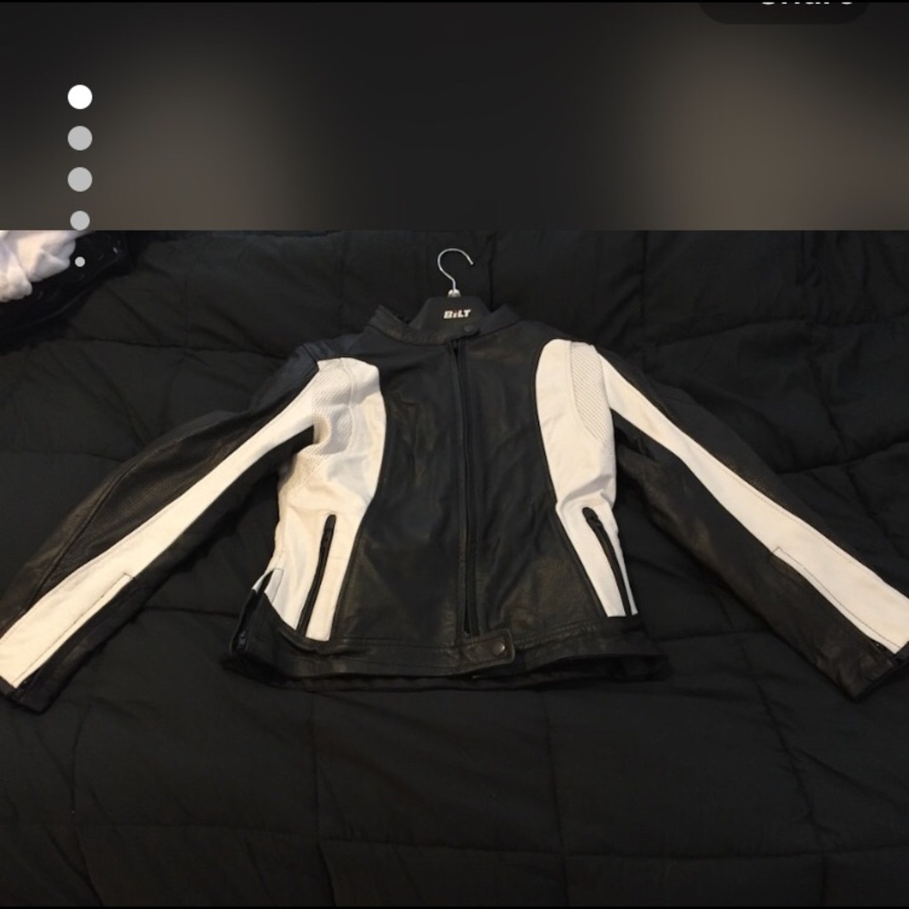 Bilt leather riding jacket